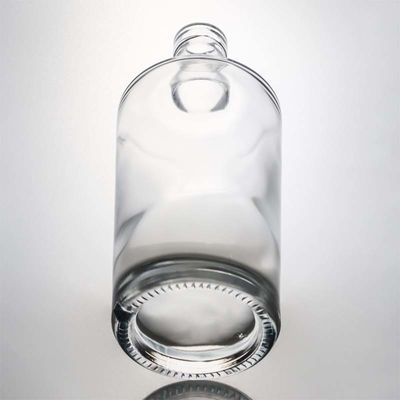 Duidelijk Custom Logo 750ml Extra Flint Vierkante Glasfles voor Spirituosen Gin Vodka Whiskey