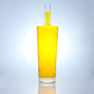 Voedingsmiddelen 750 ml glazen fles voor rum vodka whisky tequila gin super flint materiaal