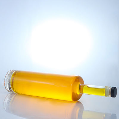 Voedingsmiddelen 750 ml glazen fles voor rum vodka whisky tequila gin super flint materiaal