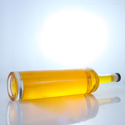 Voedingsmiddelen 750 ml glazen fles voor rum vodka whisky tequila gin super flint materiaal