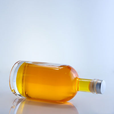 Gepersonaliseerd logo en dop 750 ml glazen drankfles voor rum gin wodka Gepersonaliseerde kurktop