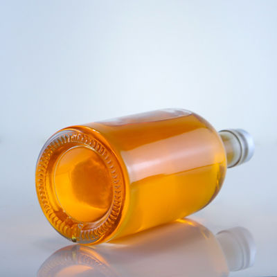 Gepersonaliseerd logo en dop 750 ml glazen drankfles voor rum gin wodka Gepersonaliseerde kurktop