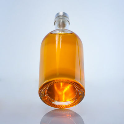Gepersonaliseerd logo en dop 750 ml glazen drankfles voor rum gin wodka Gepersonaliseerde kurktop