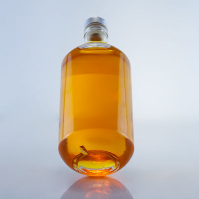 Whisky Gin Rum Vodka Liquor Fles 750 ml Classic Rond Glas met kurkstop