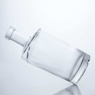 Ronde vorm Custom Design 750 ml Duidelijke lege drank glasfles voor rum Vodka Gin Whiskey