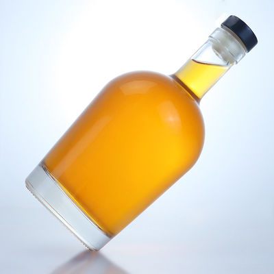 750 ml glazen drankfles voor gin rum wodka op maat met glazen kraag