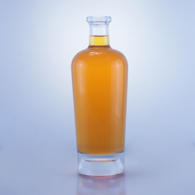 750 ml glazen drankfles met kurkstop en op maat gemaakte dop