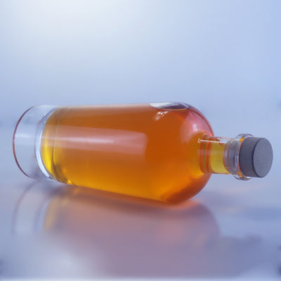 750 ml glazen drankfles met kurkstop en op maat gemaakte dop