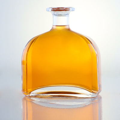 Custom Logo Glasfles voor Brandy Gin Rum Whisky Uniek ontwerp en Super Flint