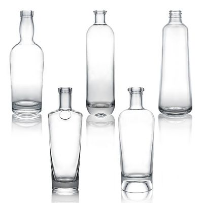 Glaskraag Vodka Whisky Gin Rum Fles 375 ml 500 ml 700 ml 750 ml 1000 ml met T Cork