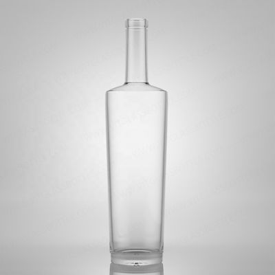 Gepersonaliseerde logo glasfles voor rum vodka whisky tequila gin 750 ml super flint glas