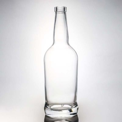 Duidelijke of op maat gemaakte glasfles van 700 ml voor drank, rum, wodka, whisky, tequila en gin