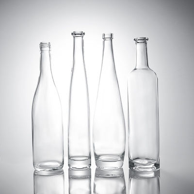 Glasfles met kurkstopper Lichaammateriaal Glas op maat Ronde vorm