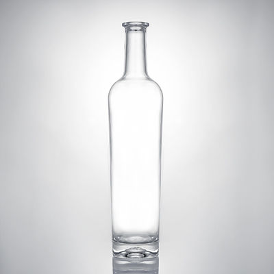 Glasfles met kurkstopper Lichaammateriaal Glas op maat Ronde vorm