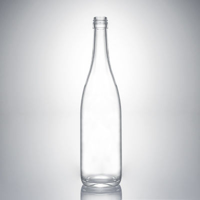 Glasfles met kurkstopper Lichaammateriaal Glas op maat Ronde vorm