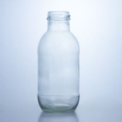300 ml ronde glazen melkfles met deksel