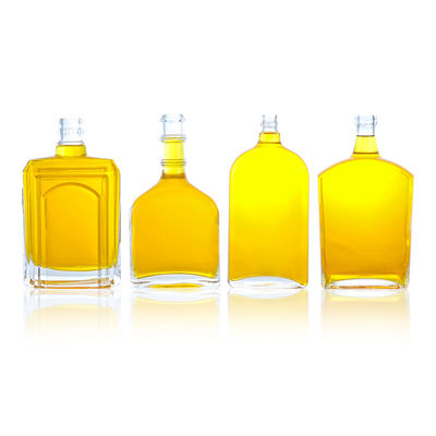Vodka Whisky Rum Gin Glas drankfles met dekaloppervlak en een hoog terugkooppercentage