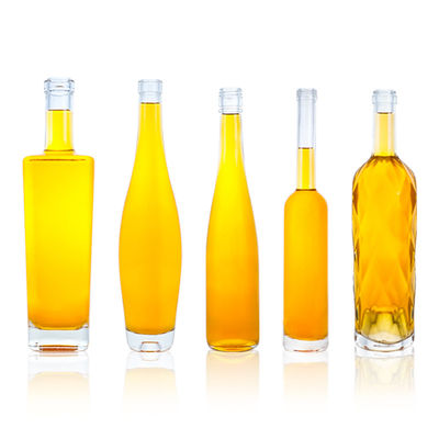 Basismateriaal Glas Hooghals Vodka Whisky Gin Rum Fles 500 ml 700 ml 1000 ml met schroeftop