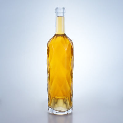 Basismateriaal Glas Hooghals Vodka Whisky Gin Rum Fles 500 ml 700 ml 1000 ml met schroeftop