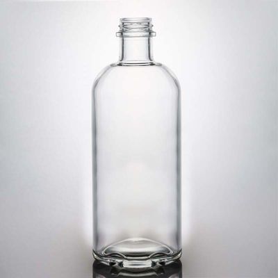 Glasmateriaal Aanpasbare capaciteit en vorm Rum Vodka Whisky Tequila Ginfles met deksel