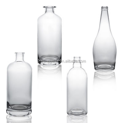 Glasfles voor champagne, brandy en whisky van 750 ml