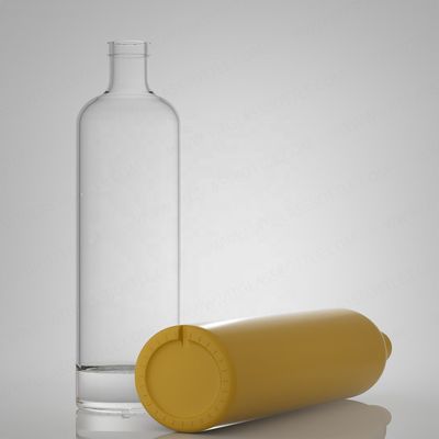 Lichaamsmateriaal Glas 750 ml Super Flint Rum Vodka Whisky Tequila Gin Fles met kurk