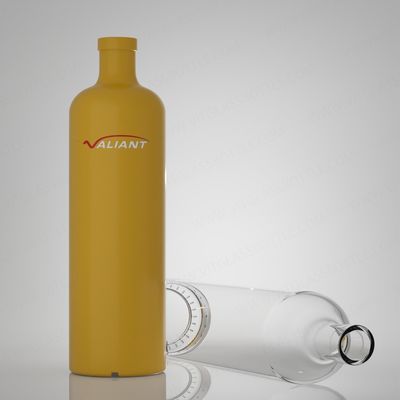 Lichaamsmateriaal Glas 750 ml Super Flint Rum Vodka Whisky Tequila Gin Fles met kurk