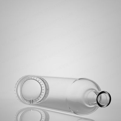 Lichaamsmateriaal Glas 750 ml Super Flint Rum Vodka Whisky Tequila Gin Fles met kurk