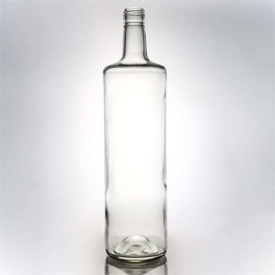 Direct verkopen glazen fles met deksel voor rum vodka whisky tequila gin helder of op maat