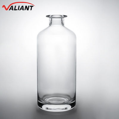 Decal glasfles voor gin rum champagne brandy whisky korte nek helder of op maat