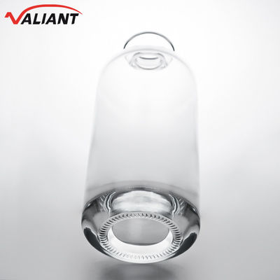 Decal glasfles voor gin rum champagne brandy whisky korte nek helder of op maat