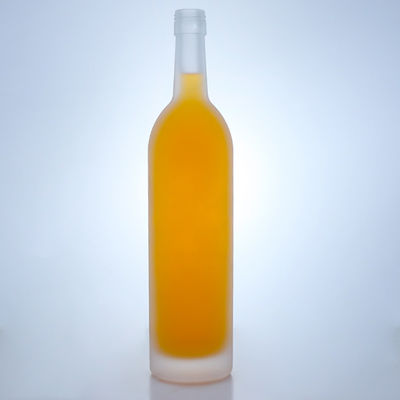 Glaskraag 750 ml Classic Frosted Empty Clear Flint Gin Rum Champagne Brandy Whisky Liquor Fles met kurk