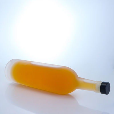 Glaskraag 750 ml Classic Frosted Empty Clear Flint Gin Rum Champagne Brandy Whisky Liquor Fles met kurk