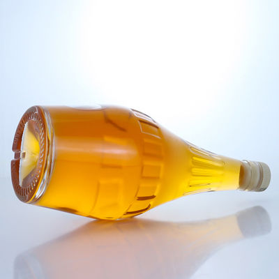 700 ml fancy design heldere flint glasfles voor champagne unieke vorm en leeg