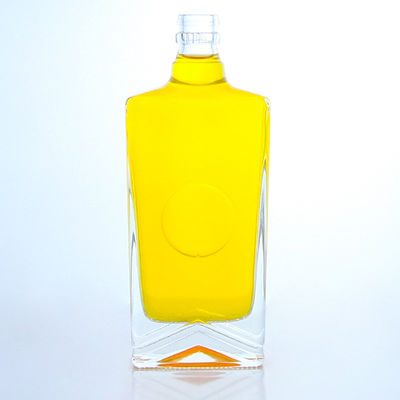 Industrial Liquor vierkant glasfles met guala dop en aanpasbare capaciteit