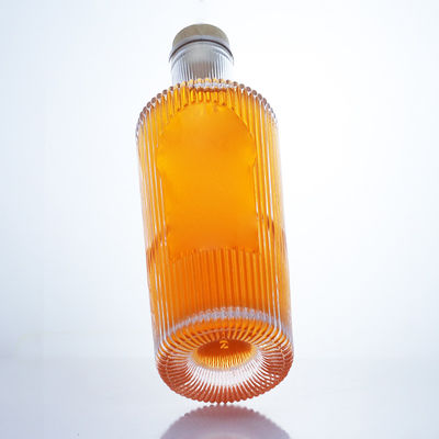 700 ml uniek ontworpen flint glas fles voor gin rum champagne brandy whisky drank