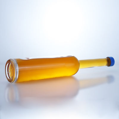 Doorzichtige flint glas kraag 500 ml lange nek fles voor gin rum champagne brandy whisky
