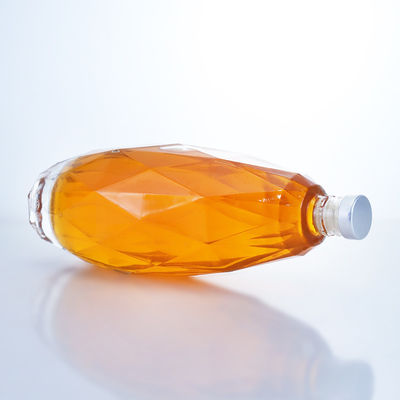 Uniek ontwerp helder glasfles voor Tequila Gin Rum Champagne Brandy Whisky 750 ml