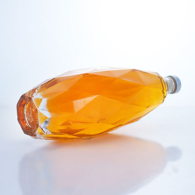 Uniek ontwerp helder glasfles voor Tequila Gin Rum Champagne Brandy Whisky 750 ml