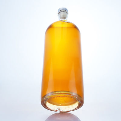 Tequila Vodka Rum Whisky Liquor Glasfles met kurk 1000 ml Hoogsteen cilindersvorm