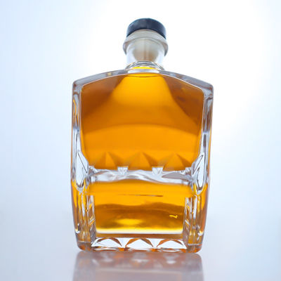 750 ml glazen fles voor Gin Rum Champagne Brandy Whisky Liquor Unieke T-kork