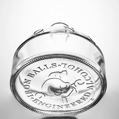 Flint Glass Sealing Type Cork 700ml Customized Shape Glass Liquor Flasch voor Gin Rum Champagne