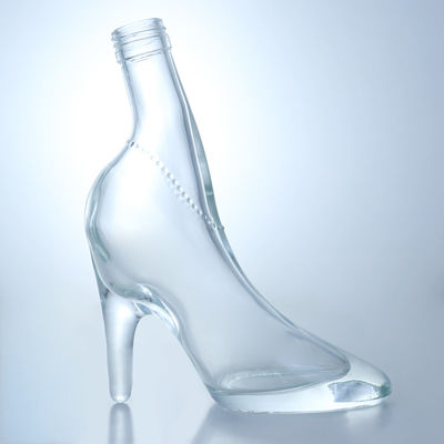 Uniek ontwerp Flint Glass 500ml 750ml Vodka Gin Whisky Brandy Leeg flesje met kurk