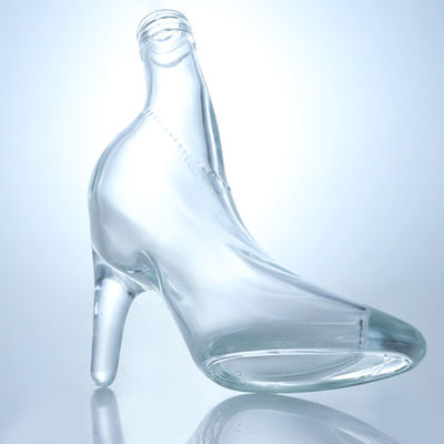 Uniek ontwerp Flint Glass 500ml 750ml Vodka Gin Whisky Brandy Leeg flesje met kurk