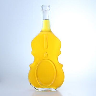Decale oppervlaktebehandelingsglasfles voor wijn en dranken 350 ml 500 ml 750 ml capaciteit