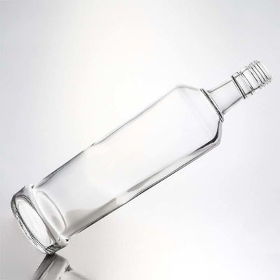 Decal Custom Round 730ml 1000ml lege high flint gin rum vodka whisky brandy drank glazen fles met kurk afdichting type