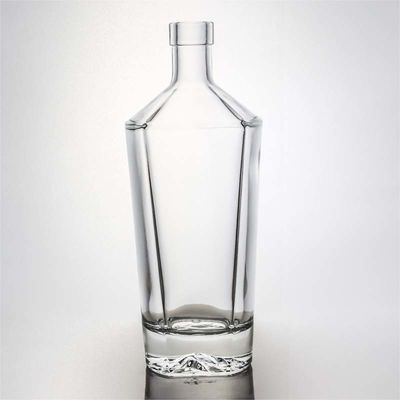 Afdichting Cork 500 ml 800 ml 1000 ml Ronde hoge flintglasfles voor drank