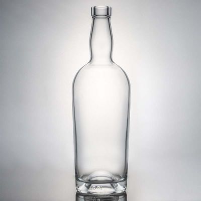 Gepersonaliseerd logo High Flint Gin Rum Liquor Glasfles met kurk 700ml 800ml 1000ml