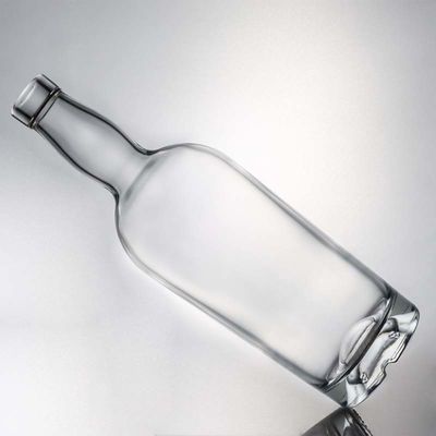 Gepersonaliseerd logo High Flint Gin Rum Liquor Glasfles met kurk 700ml 800ml 1000ml