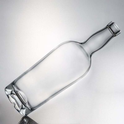 Gepersonaliseerd logo High Flint Gin Rum Liquor Glasfles met kurk 700ml 800ml 1000ml